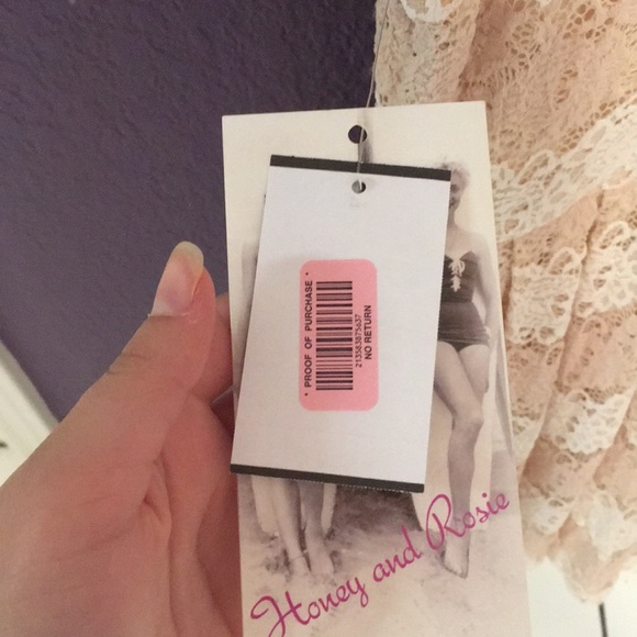 Cute crochet stripe dress w/ high neck - Picture 3 of 4